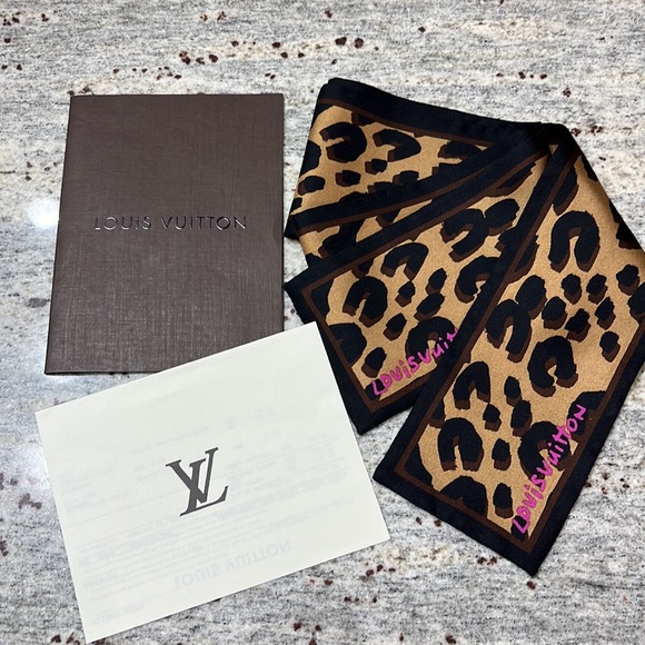 Louis Vuitton Accessories - Louis Vuitton Leopard Bandeau